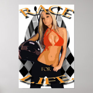 Poster Raça Para A Vida