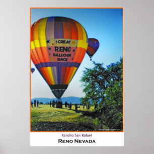 Póster Raças do balão de Reno