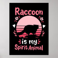 Raccoon Lover Raccoon É O Meu Animal Espirituoso