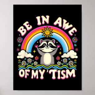 Poster Raccoon Meme Esteja Atento Ao Meu Tema Meme Autiti