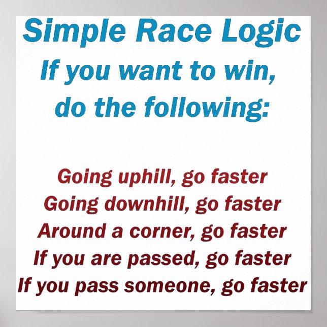 Póster Race Logic (Frente)