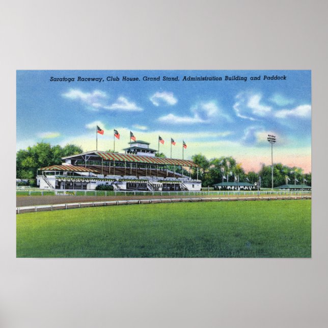 Poster Raceway View do Grand Stand, Club House, (Frente)