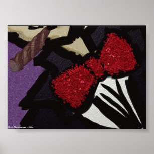 Poster Rachadura elegante do charuto