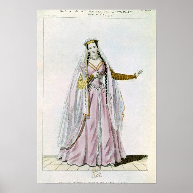 Póster Rachel no papel de Chimene (Frente)