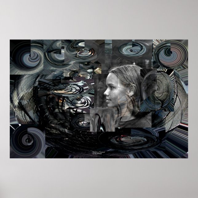 Póster Rachel num Tesseract (Frente)