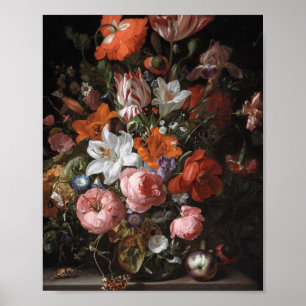 Poster Rachel Ruysch - Flores Num Vaso De Vidro