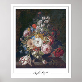 Poster Rachel Ruysch Zedign Cartaz de Arte #61