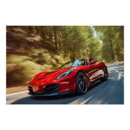 PÓSTER RACING CAR POSTER