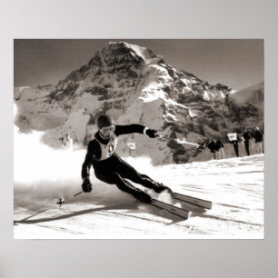Póster Racing the Lauberhorn
