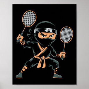Poster Racket da Equipe Shuttle - Tribunal Racquet Dminto