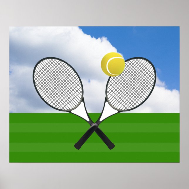Póster RACKETS tênis (Frente)