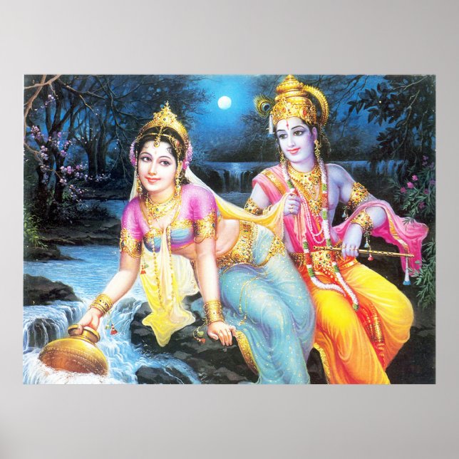 Póster radha-krishna (Frente)