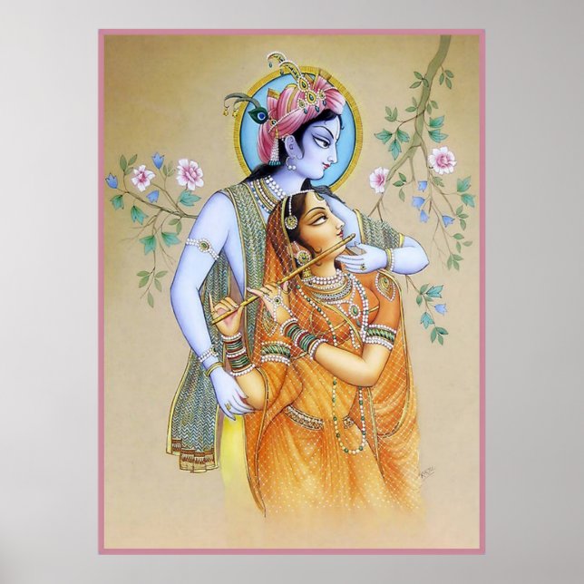 Poster Radha-Krishna (Frente)