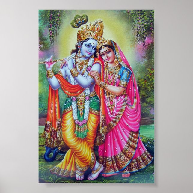 Póster Radha-krishna (Frente)