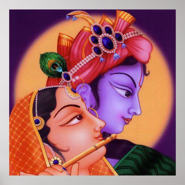 Poster Radha-Krishna (Frente)