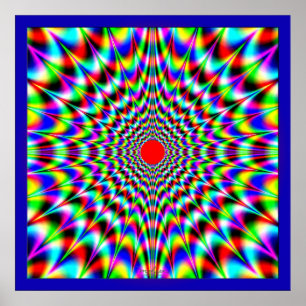 Póster Radiação da explosão frontal