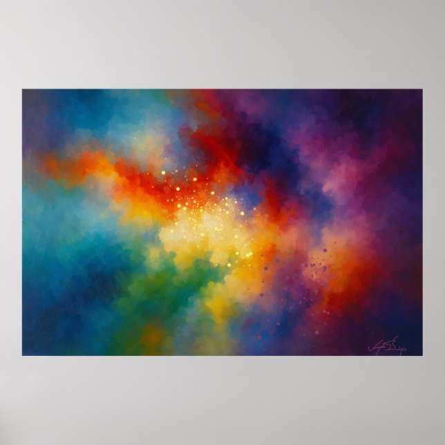 Poster Radiação da Gênese (Frente)