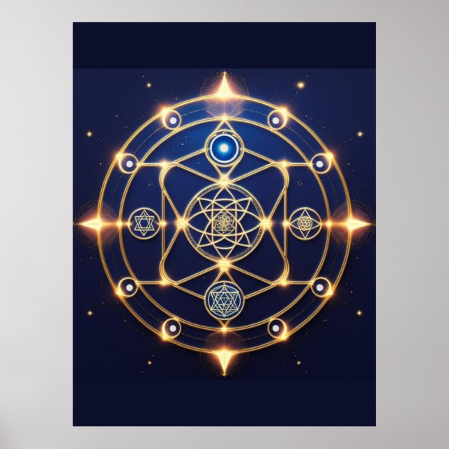 Poster Radiação Divina – 5: Energia Universal Iluminada (Frente)