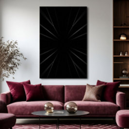 Poster Radial Dark Abstract