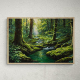 Poster Radiância Mística: Uma Viagem do Rio Através do E