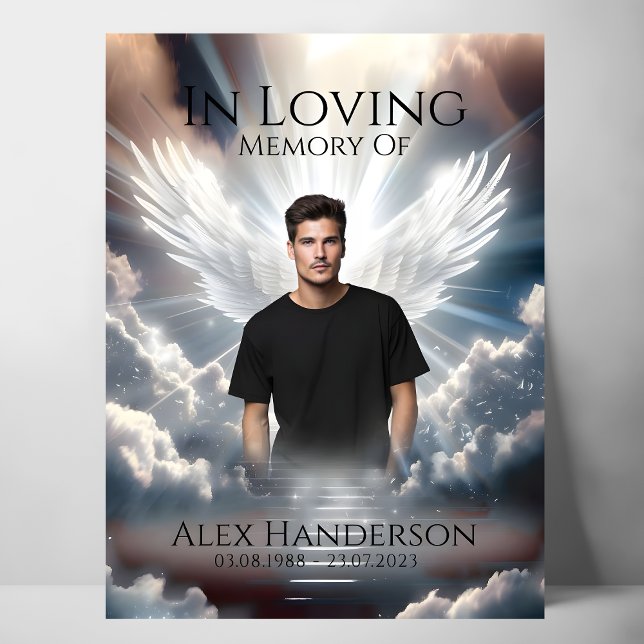 Poster Radiant Angel Ascension Memorial Sinal (Criador carregado)