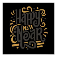Radiant Happy New Year