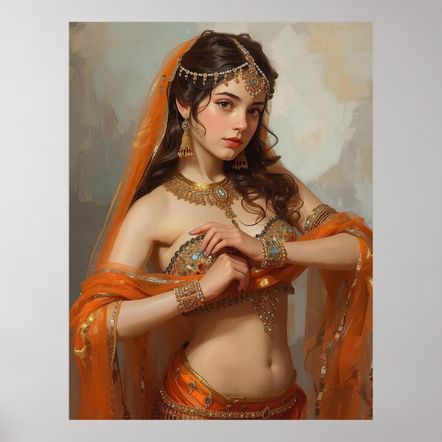Poster Radiant Oriental Dancer (Frente)
