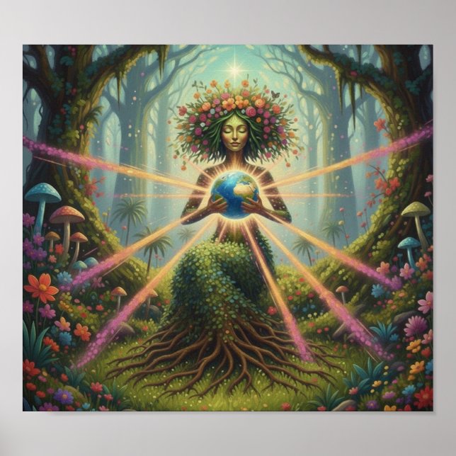 Poster RadiantEarthGoddess (Frente)