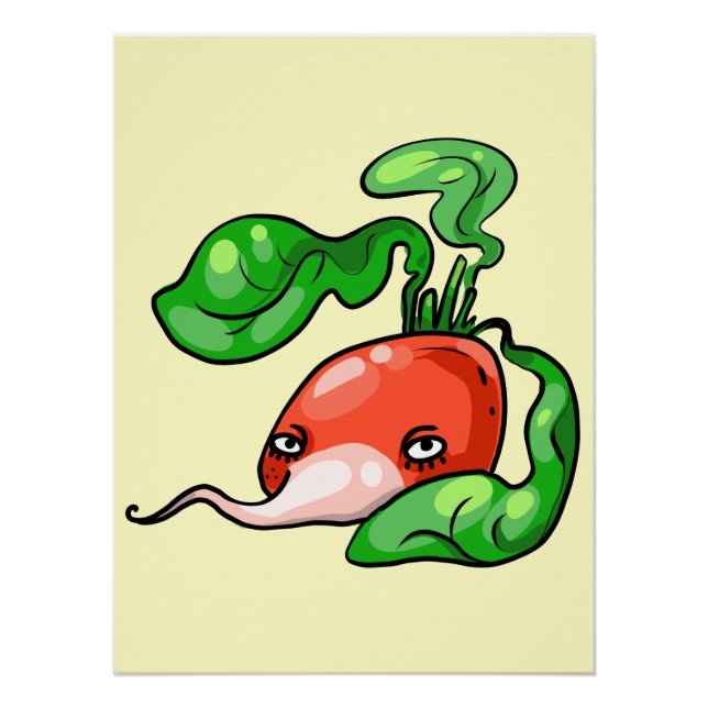 Póster Radieschen radish (Frente)