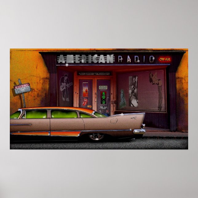 Poster rádio americano (Frente)