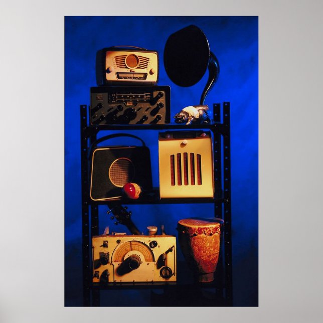 Póster Rádio Antiquado (Frente)