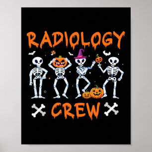 Poster Radiologia do Halloween outono Rad Tech X ray Tec