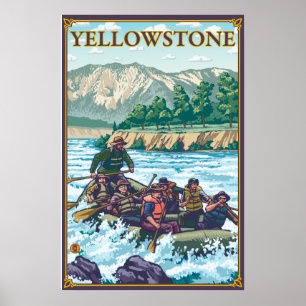 Póster Rafa Branco - Parque Nacional Yellowstone