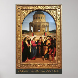 Poster Rafael - O Casamento da Virgem - pintura