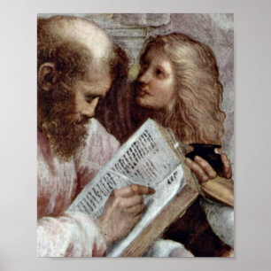 Póster Raffael - escola do detalhe de Atenas: Pythagoras