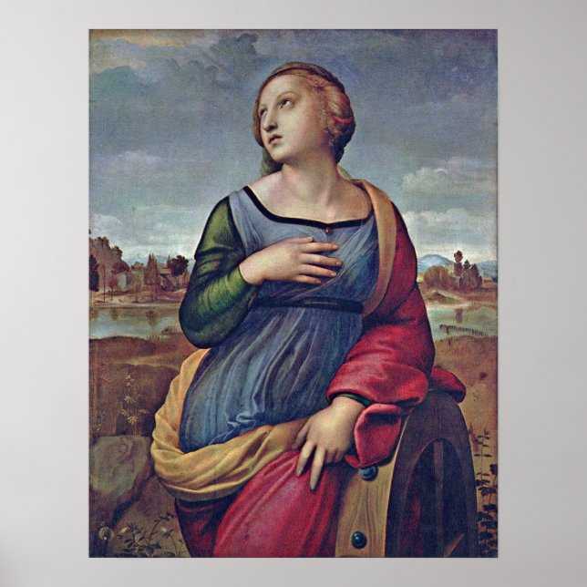 Póster Raffael - Rua Catherine de Alexandria (Frente)