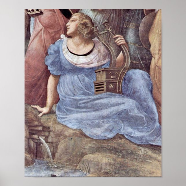Póster Raffaello Sanzio da Urbino - Terpsichore (Frente)
