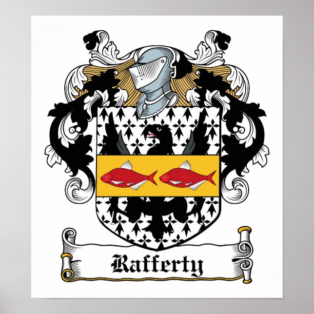 Poster Rafferty Family Crest (Frente)