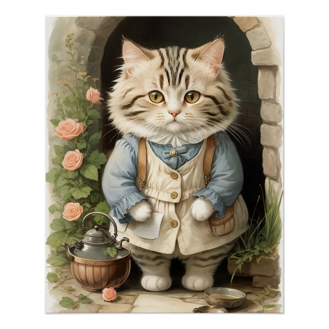 Póster Ragamuffin Cat (Frente)