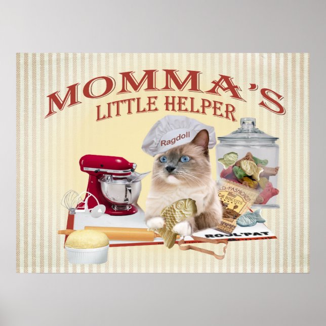 Póster Ragdoll Momma "Lit Helper Poster" (Frente)