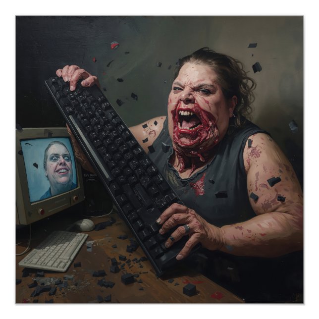 Póster Rage Error: System Failure - Ctrl Alt Delirium (Frente)