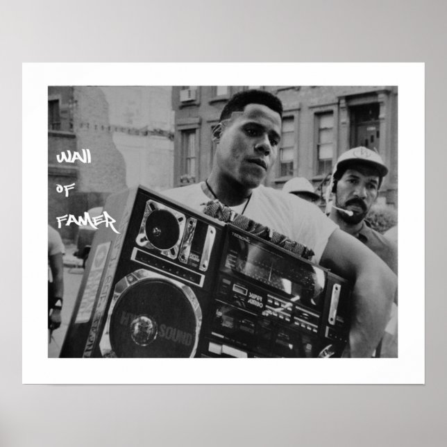 Poster Raheem e seu rádio 4eva (Frente)