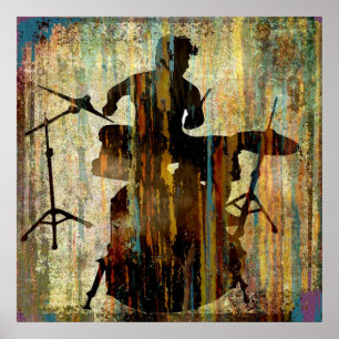 Póster Raia do baterista, Copyright Karen J Williams