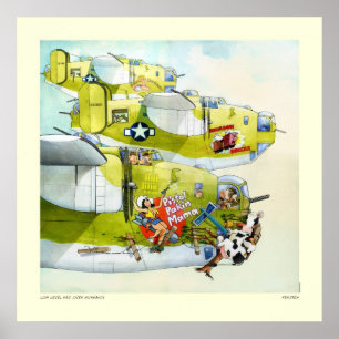 Póster Raid De Baixo Nível Sobre A Normandia