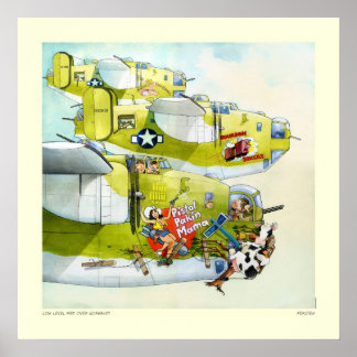 Póster Raid De Baixo Nível Sobre A Normandia