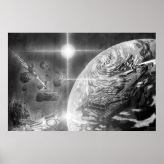 Poster Raiders de Espaço