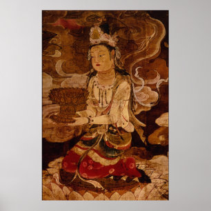 Poster Raigo de Amida e Seu Anfitrião (detalhes)