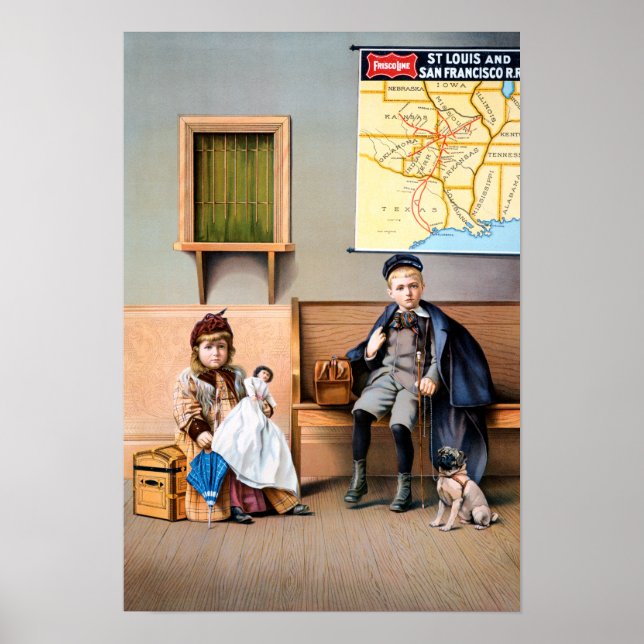 Poster RAILROAD, 1898 (Frente)