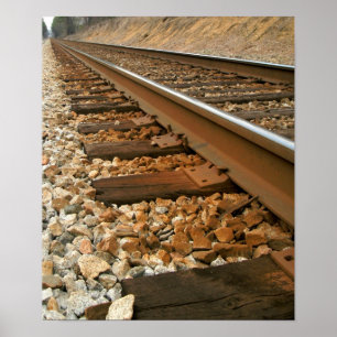 Póster Railroad Track