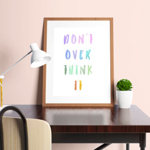Poster Rainbow Affirmation Kids Nursery